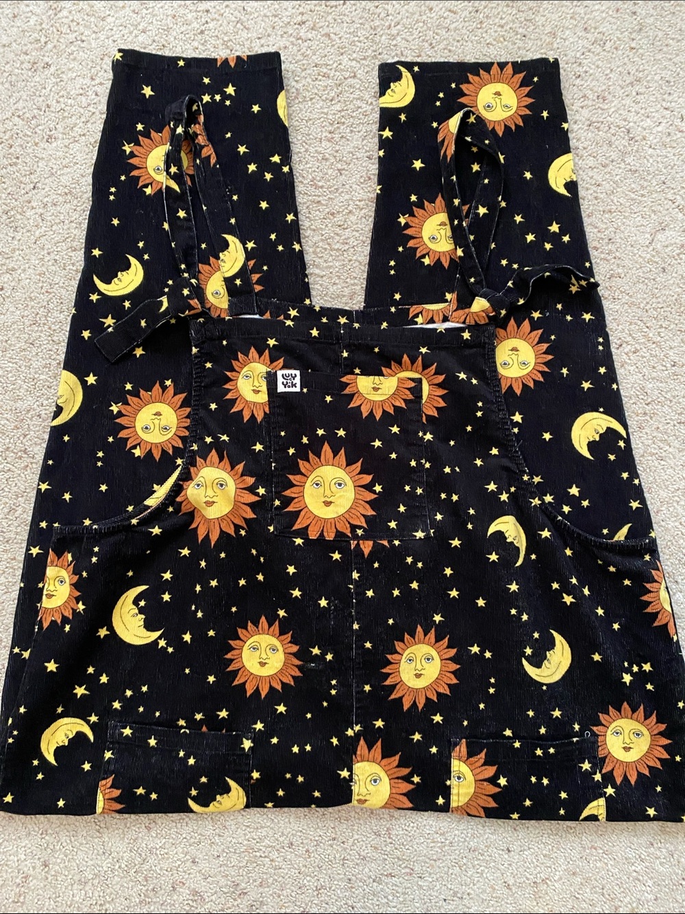 Lucy & Yak Orion Corduroy Overalls. Size 22.